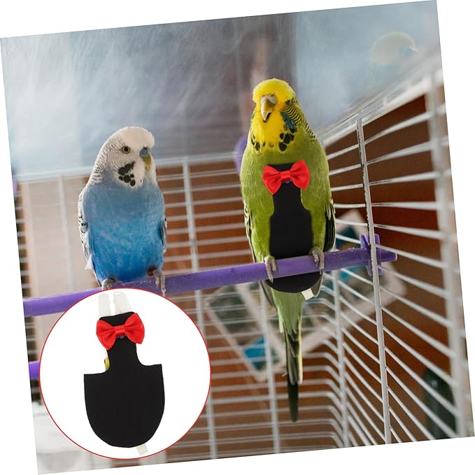 Breathable Parrot Diaper Flight Suit Washable Bird Nappies for Budgies and Cockatiels Lightweight and Skin-Friendly Design for Outdoor Use and Bird Lovers