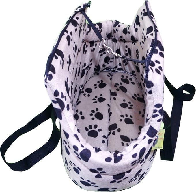 HDP Paw Style Small Pet Carrier Color:Black Size:Small