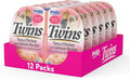 INABA Twins for Cats, Side Dish/Topper Cups, 1.23 Ounces per Serving, 12 Servings, Tuna & Chicken with Salmon Recipe