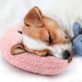 Mity Rain Dog Anxiety Relief Pillow, Ultra Soft High Density Calming Pillow for Joint Relief Sleeping Improve, Pet Calming Toy Pink
