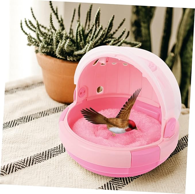 1set Expandable Pet Carrier Animal Cage Cage Bird Carrier Portable Hand-held Warm Nest Pet Accessory for Outdoor