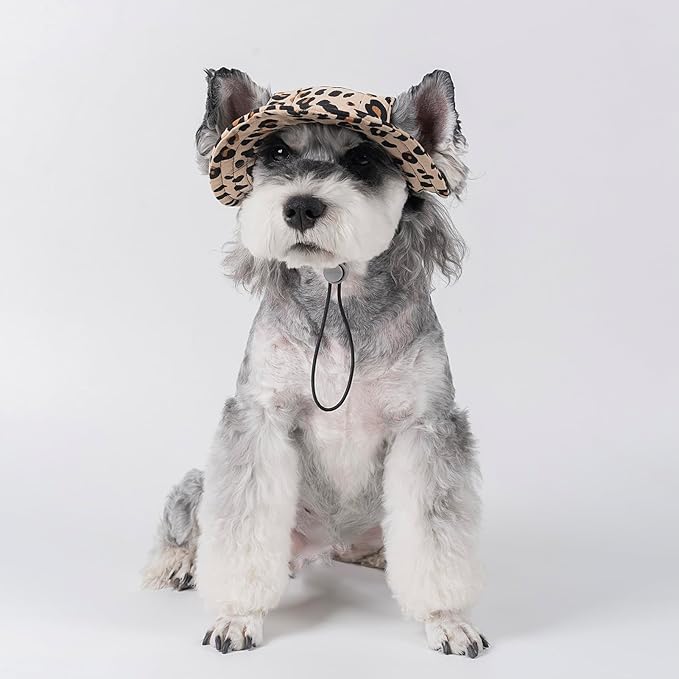 Pet hat with Ear Holes Sunscreen Baseball Cap Suitable for Small and Medium-Sized Dogs Outdoor Climbing hat in Summer Pet Products (Brown, XX-Large)