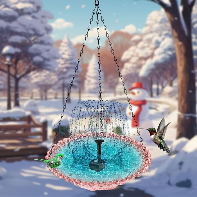 Multifunctional Bird Feeders Bath Tray with Floral Shape for Outdoor Space Terrace Feeder Floral Bright Flower Garden Bird Feeders Outdoor