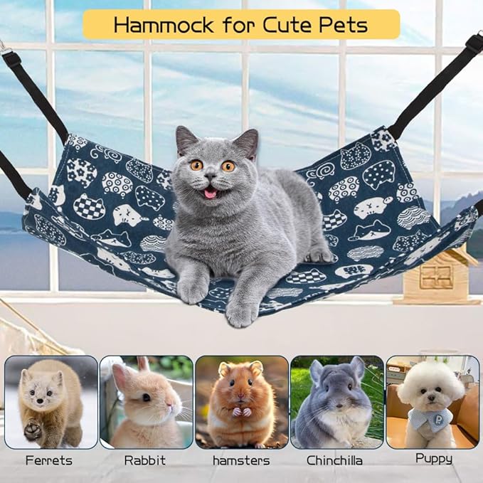 Ferret Cage Kitten Bed Cat Hammock Ferret Hammock Guinea Pig Hammock Rat Hammock Ferret Bed Chinchilla Hammock Hamster Hammock Small Animal Hammock Ferret Bed Cat Swing Kitten Accessories Kitten Cage