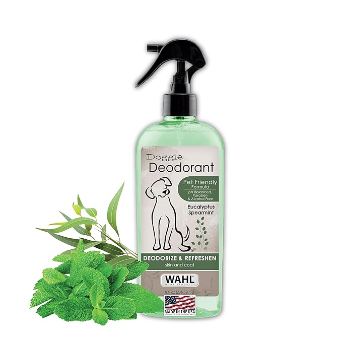 Wahl USA Deodorizing & Refreshing Pet Deodorant for Dogs - Eucalyptus & Spearmint Scent to Refresh the Skin and Coat - Model 820011A,(Pack of 6)