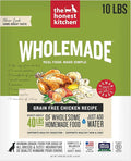 The Honest Kitchen Human Grade Wholemade™ Dehydrated Dog Food, Grain Free Chicken, 10 lb (makes 40lbs)