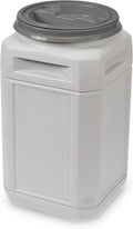 Mighty Tuff Airtight Dog Food Storage Container – 13 Gal, up to 54 lb Capacity – Cat and Dog Food Container with Twist Lid & Handles – BPA-Free, Made in USA