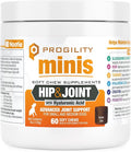 Progility Mini Hip & Joint Supplement for Small to Medium Dogs – Daily Mobility & Joint Support with Glucosamine, Chondroitin & MSM, Soft Chews (60 Count)