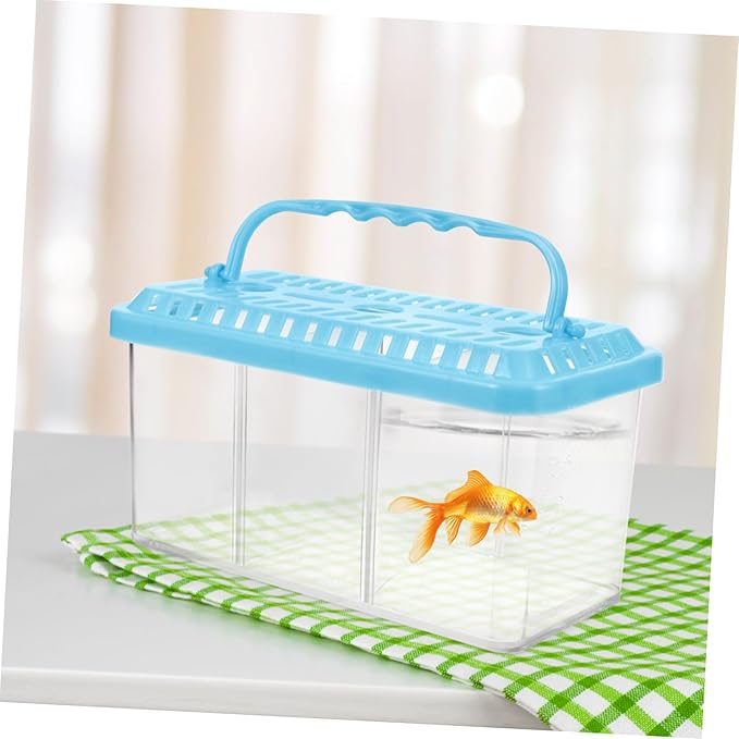 TOYANDONA Transparent Fish Breeding Tank Isolation Box Removable Divider for Betta Fish Safe Feeding System for Breeding and Isolation Aquariums