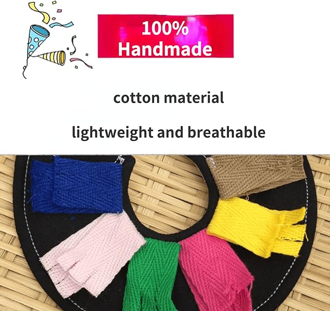 Adjustable Bird Collar Anti Bite Elizabethan Recovery Cone, Bird Neck Protector for Feather Plucking, Skin-Friendly Bird Neckwear Full Body Shield for Parakeet Conure Cockatiel (M)