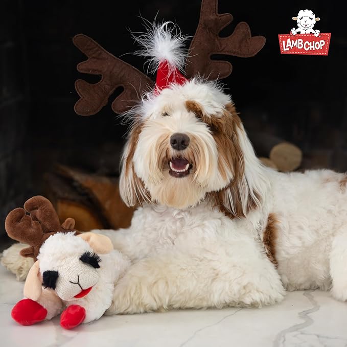 Multipet Toy Dog Lamb Chop Santa, 1 ea