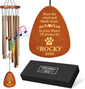 Personalized Dog Memorial Gifts for Loss of Dog, 25.5'' Pet Memorial Gifts for Dogs, Pet Memorial Wind Chimes, Loss of Dogs Sympathy Gift, Pet Passing Away Gift for Loss Loved One(Design 2)
