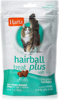 Hartz Hairball Remedy Plus Chicken Flavored Soft Chews for Cats and Kittens
