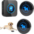 Dog Door Bell (2026 Enhanced Touch), Wireless Dog Doorbells for Potty Training – Dog Bells to Go Outside, 1000Feet Range, Waterproof Button, 55 Melodies & 5 Notification Modes(2 Buttons)