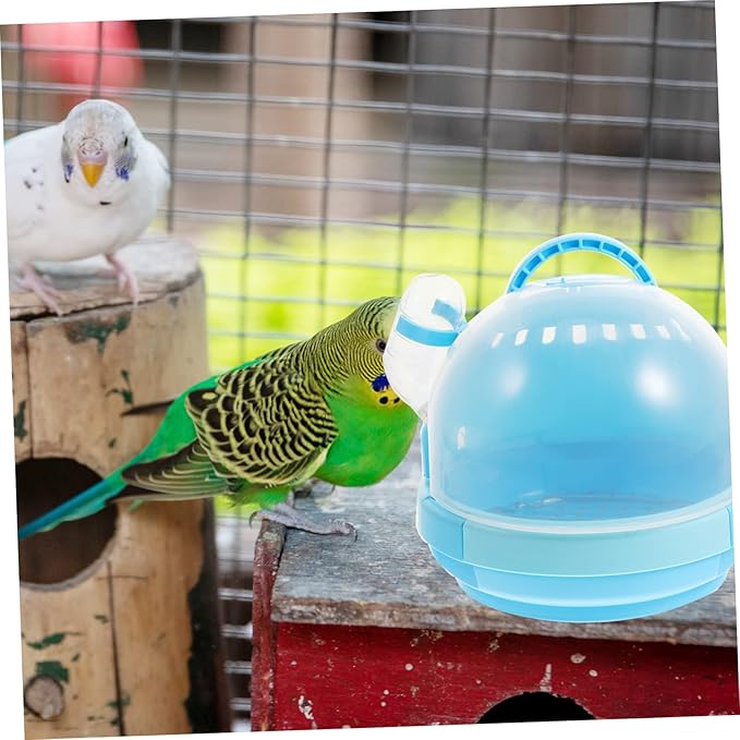 KESYOO 1Set Portable Bird Travel Cage Handheld Parrot Carrier with Cover for Birds Hamsters Durable Easy to Clean Design for