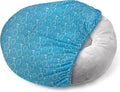 Round Dog Bed Covers Replacement Washable, Dog Bed Washable Cover, for All Shapes (X-Large (Up to 55″), Cloud Nine)