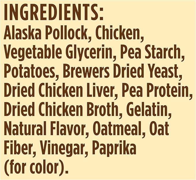 Blue Buffalo True Chews Natural Chewy Cat Treats, Made in The USA, Alaska Pollock Recipe, 3-oz. Resealable Bag