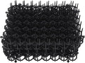 12Pcs Cat Deterrent Mat, Anti Cat Dog Network with Plastic Spikes, Indoor Outdoor Training Mat for Keeping Away Cats Dogs, Protecting Plants Furniture and Cars