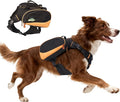 Dog Backpack Suitable for Medium to Large Dogs, Adjustable Lightweight Pet Harness, Built-in Poop Bag Dispenser, Waterproof and Safe, Suitable for Hiking, Puppy Training, Or Daily Walks, L