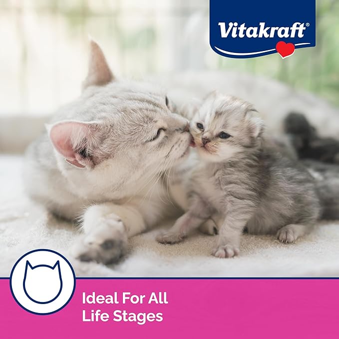 Vitakraft Lick 'n' Lap Snack Creamy, Cat Treat with Real Salmon, 16 Count