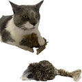 SPOT Shaggy Plush Giant Mouse - Cat Toy, Fuzzy Mice with Catnip and Rattle Toy for Indoor Cats and Kittens, Perfect Size for Pouncing on, Chasing, Hunting - 8.5in, 1 Piece