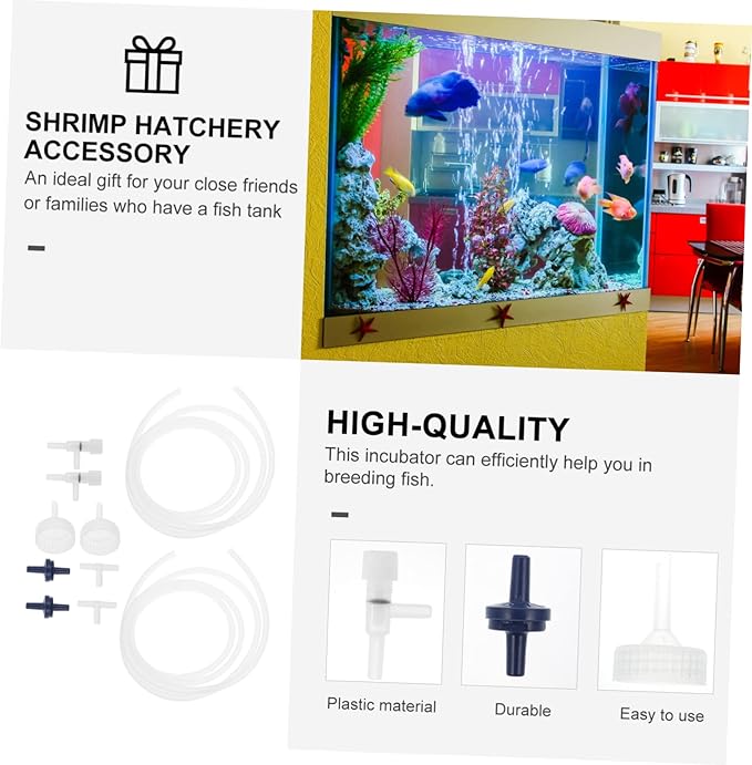 Kisangel 2 Sets DIY Brine Shrimp Hatchery Kits with Transparent Soda Bottle Accessories Aquarium Hatching Tool for Artemia Eggs Fish Tank Breeding Equipment