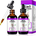 Cat Multivitamin,15 in 1 Cat Vitamins Liquid Drops Supplements for Heart Health, Bones, Joint, Skin & Coat, Bladder, Immune System Support 60ml-2pcs