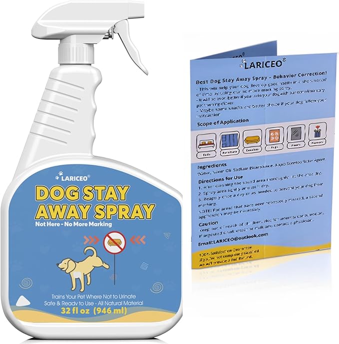 32 Oz Dog Behavior Correction Spray | Training Aid Spray for Dogs - Dog Not Here Pee