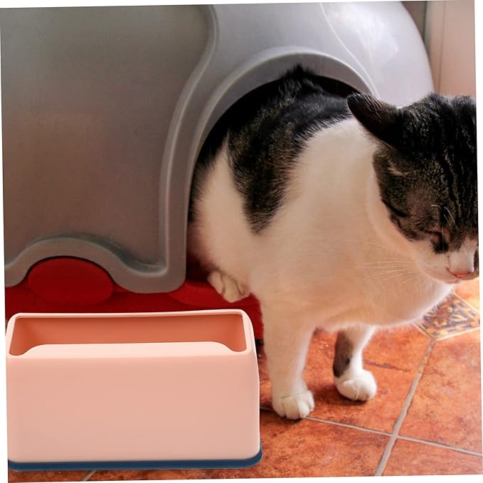 Mikikit 2pcs Pet Litter Scoop Holders Washable Storage Stands for Litter Shovels Convenient and Compact Design for Easy -up