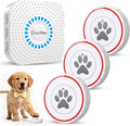 ChunHee Dog Door Bell for Potty Training – Wireless Doggie Doorbell to Go Outside, 1.6in Touch Surface, Easy for Puppy & Adult Dogs, IP55 Waterproof, 500FT Range, 55 Ringtones, Adjustable Volume