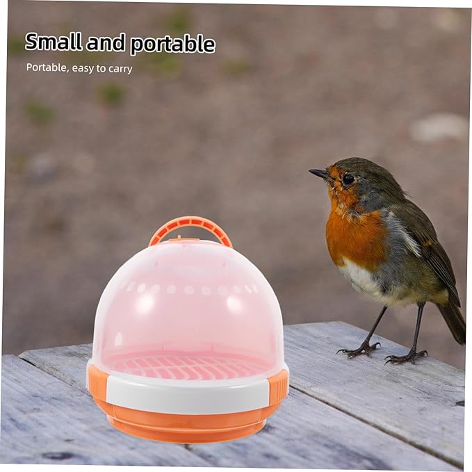 POPETPOP Bird Carrier Travel Cage Portable Pet Bird Cage for Travel with Breathable Design Lightweight and Compact Parrot Carrying Cage for Budgies Cockatiels and Birds