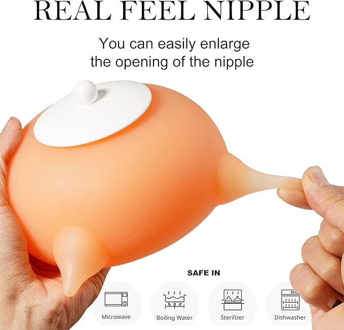 Puppy Milk Feeder Nipple Puppy Bottle Puppy's Feeder, Bubble Milk Bowl