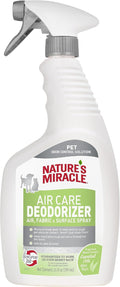 Nature's Miracle Air Care, Fabric and Surface Spray Aloe Rain Scent Pet Odor Eliminator Deodorizer, 24 fl. oz.