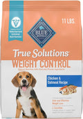 Blue Buffalo True Solutions Weight Control Natural Dry Dog Food for Adult Dogs, Chicken, 11-lb. Bag