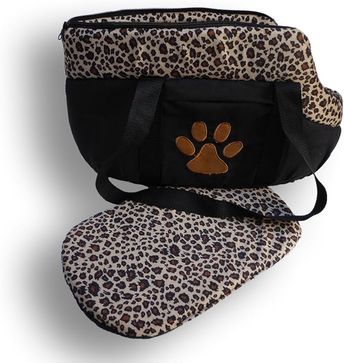 HDP Paw Style Small Pet Carrier Color:Black Size:Small