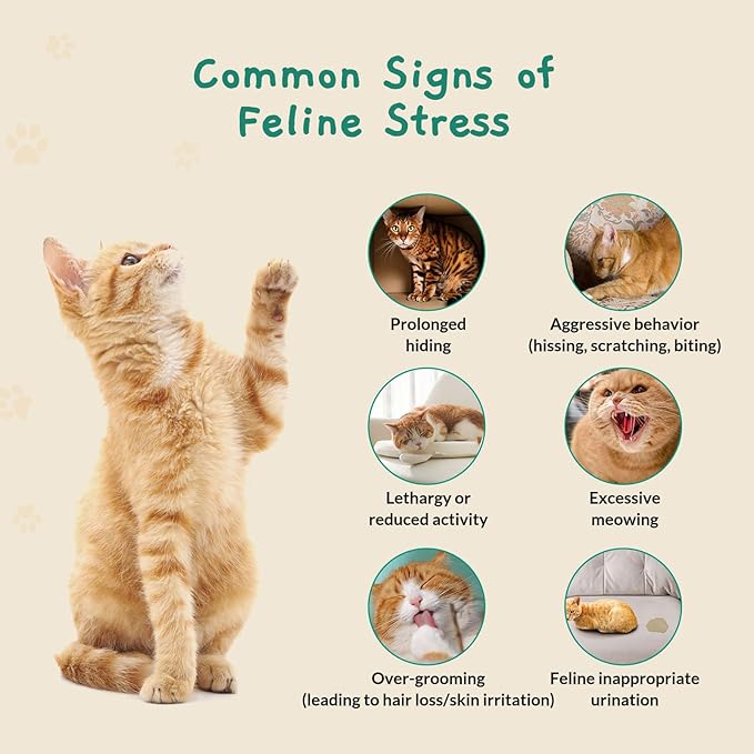 Cat Calming Diffuser – for Travel, Car & Home Use, Pheromone Diffuser for Cats & Kittens to Reduce Anxiety and Stress, No Electricity Needed, Long-Lasting Calming Support