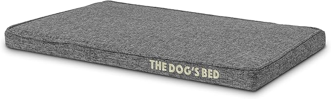The Dog’s Bed Orthopedic Memory Foam Dog Bed Mattress, Linen Fabric, Grey Linen, Small, 2-Inch