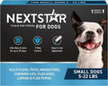 NEXTSTAR Flea and Tick Prevention for Dogs, Repellent & Control, Fast Acting Waterproof Topical Drops, Flea and Tick Prevention for Small Dogs, 1 Monthly Dose