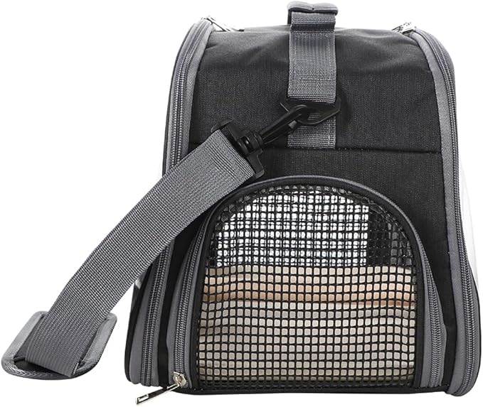 Bird Carrier Portable Parrot Parakeet Carrier Breathable Bird Travel Cage with Stand and Strap Outdoor Transparent Small Pet Carriers