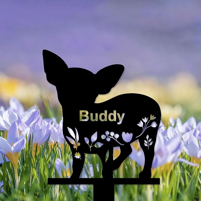Personalized Dog Memorial Stake, Dog Grave Marker, in Memorial of Dog, Dog Loss Gift, Dog Name Sign Pet Sympathy Gift
