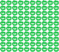 Fydun 100PCS S Leg Rings, 8mm Pigeons Identification Poultry Plastic Bird Foot Clip Pool Vacuum Hoses Bands No Words SuppliesOrange Health Supplies Band for Identify Orange (Green)