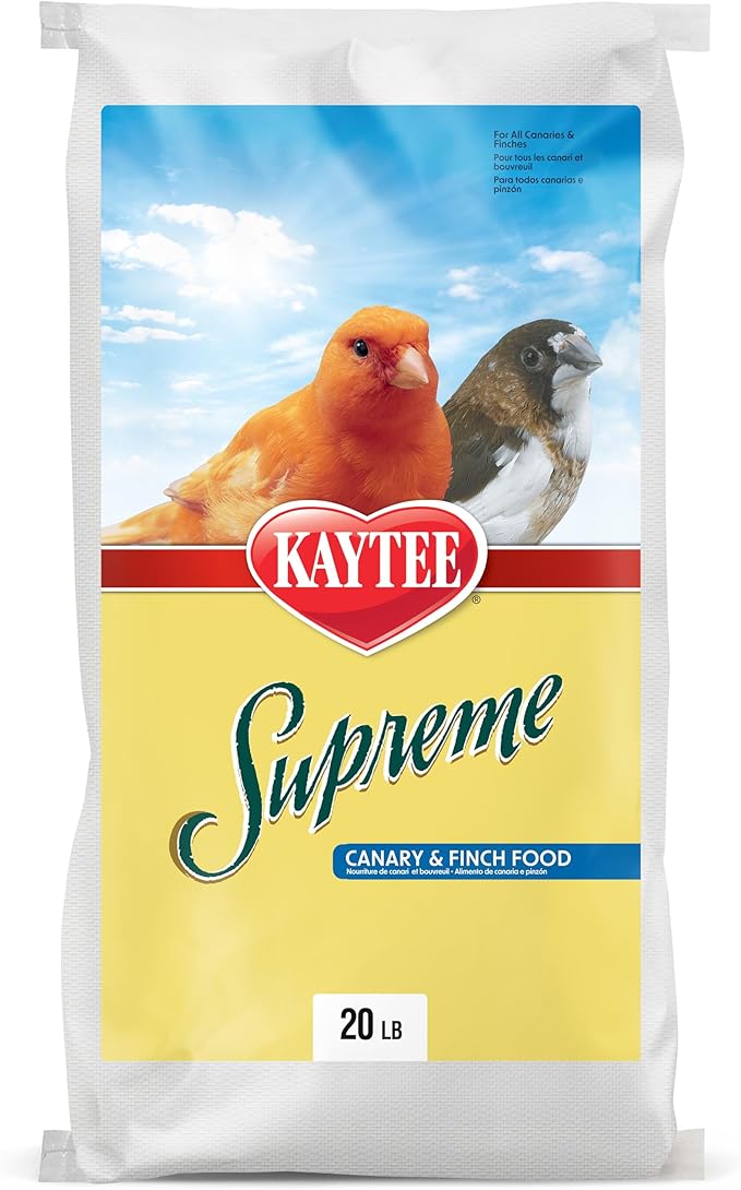 Kaytee Supreme Pet Canary & Finch Food, 20 lb