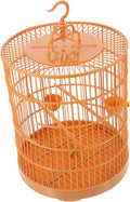 BESPORTBLE Hanging Bird Cage for Decor Plastic Birdcage Round Shape and Bird Nest Decoration for Small Pets