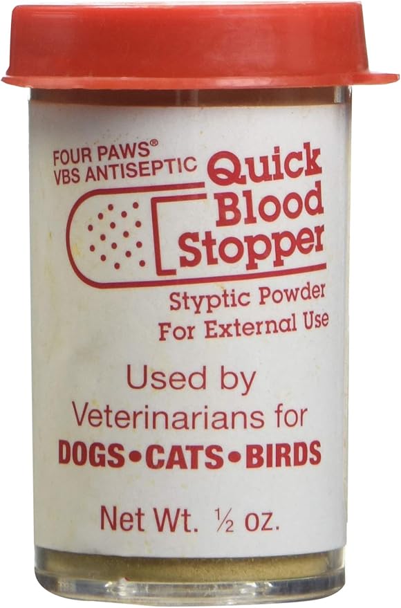 Four Paws Quick Blood Stopper Powder, 0.5 Ounce Container