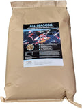 HALF OFF PONDS All Seasons Koi Fish Food - 30 lb Floating Pellets, 5mm Size - Goldfish Food for Ponds - 28% Protein with Wheat Germ & Vitamins - Ideal for Year-Round Feeding & Water Clarity