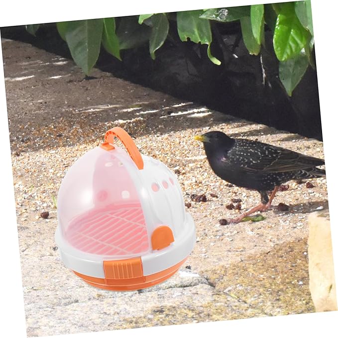 POPETPOP Bird Carrier Travel Cage Portable Pet Bird Cage for Travel with Breathable Design Lightweight and Compact Parrot Carrying Cage for Budgies Cockatiels and Birds