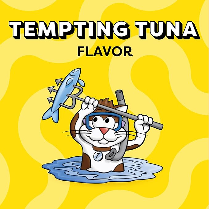 Temptations Cat Treats Classic Crunchy and Soft Cat Treats, Tempting Tuna Flavor, 6.3 oz. Pouch (Pack of 10)