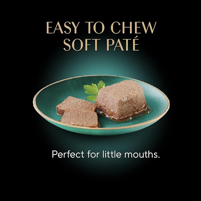 Sheba Perfect Portions Kitten Wet Food, Pate Cat Food Wet Entree, Salmon Recipe, 2.6 oz. Twin-Pack Trays (24 Count, 48 Servings)