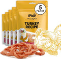 iPaw Turkey Dog Treats, All Natural Human Grade Dog Treat, Suitable for Training chew, US Sourced Raw Material, Hypoallergenic, Rawhide Alternative, Ring (Sweet Potato), 5 Packs