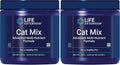 Life Extension Cat Mix,cat Food Supplements,Heart Health,probiotics,L-arginine,Taurine,B12,folic Acid,Vitamin C,Vitamin E,Rosemary,Nutrient Absorption,Gluten-Free,Non-GMO,85 Servings,(Pack of 2)